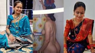 Desi Marathi Mom Nude Secretly Captured Porn