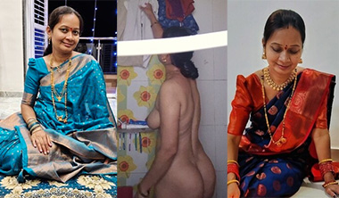 Desi Marathi Mom Nude Secretly Captured Porn