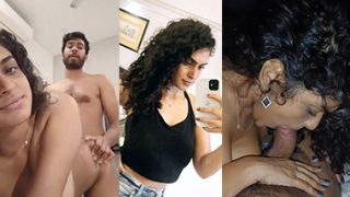 Indian Horny Babe Blowjob – Doggy Style Fucking